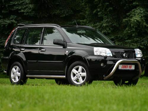 Nissan X-Trail T30 с 04 - Решётка передняя мини d 76 низкая Nissan X-Trail (2004-)