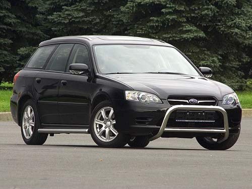 Subaru Legacy / Legacy Outback - Решётка передняя мини d 60 c пер. низкая Subaru Legacy Outback